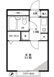 ユーハイツの物件間取画像